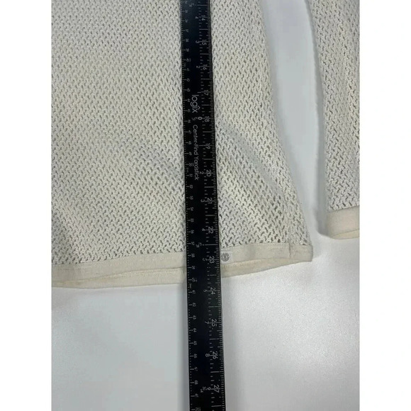 Element Sweater Top Womens Small Open Knit White Outdoor Gorpcore Boho - Picture 7 of 7